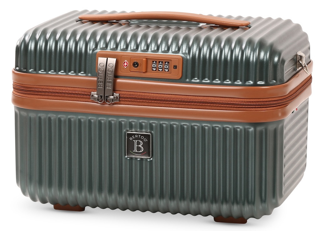 Cestovní kufr bertoo napoli - zelený kufřík