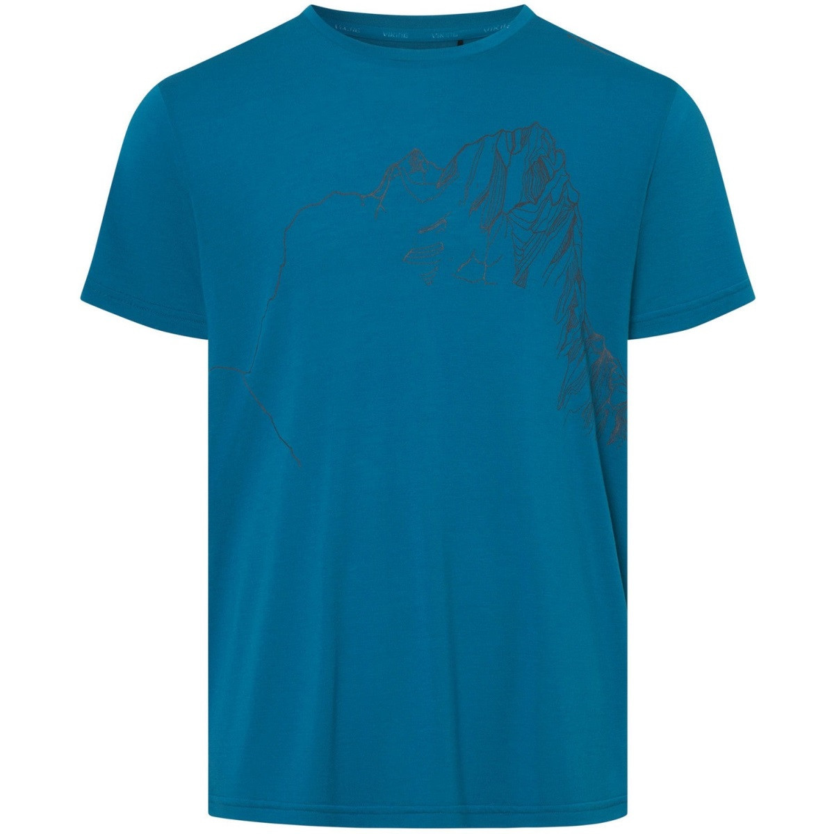 Pánské bambusové tričko viking morain modrá l