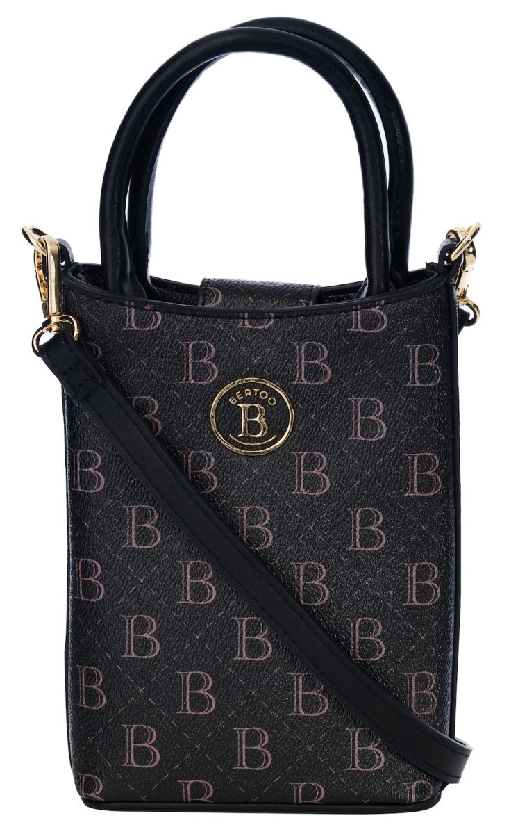 Dámská kabelka bertoo francesca černá/logo uni