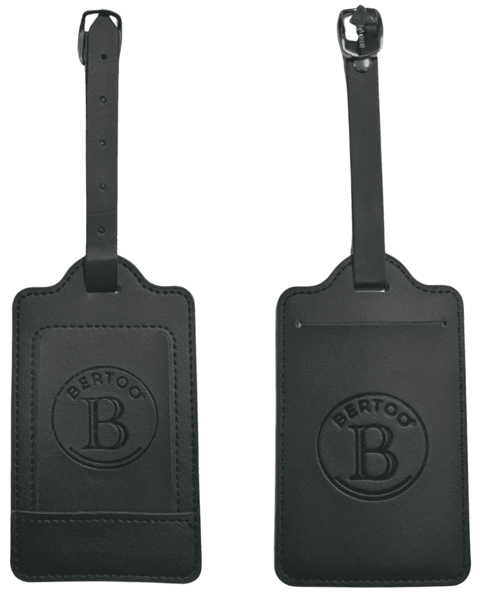 Bertoo jmenovka na zavazadlo silvia černá-pu uni
