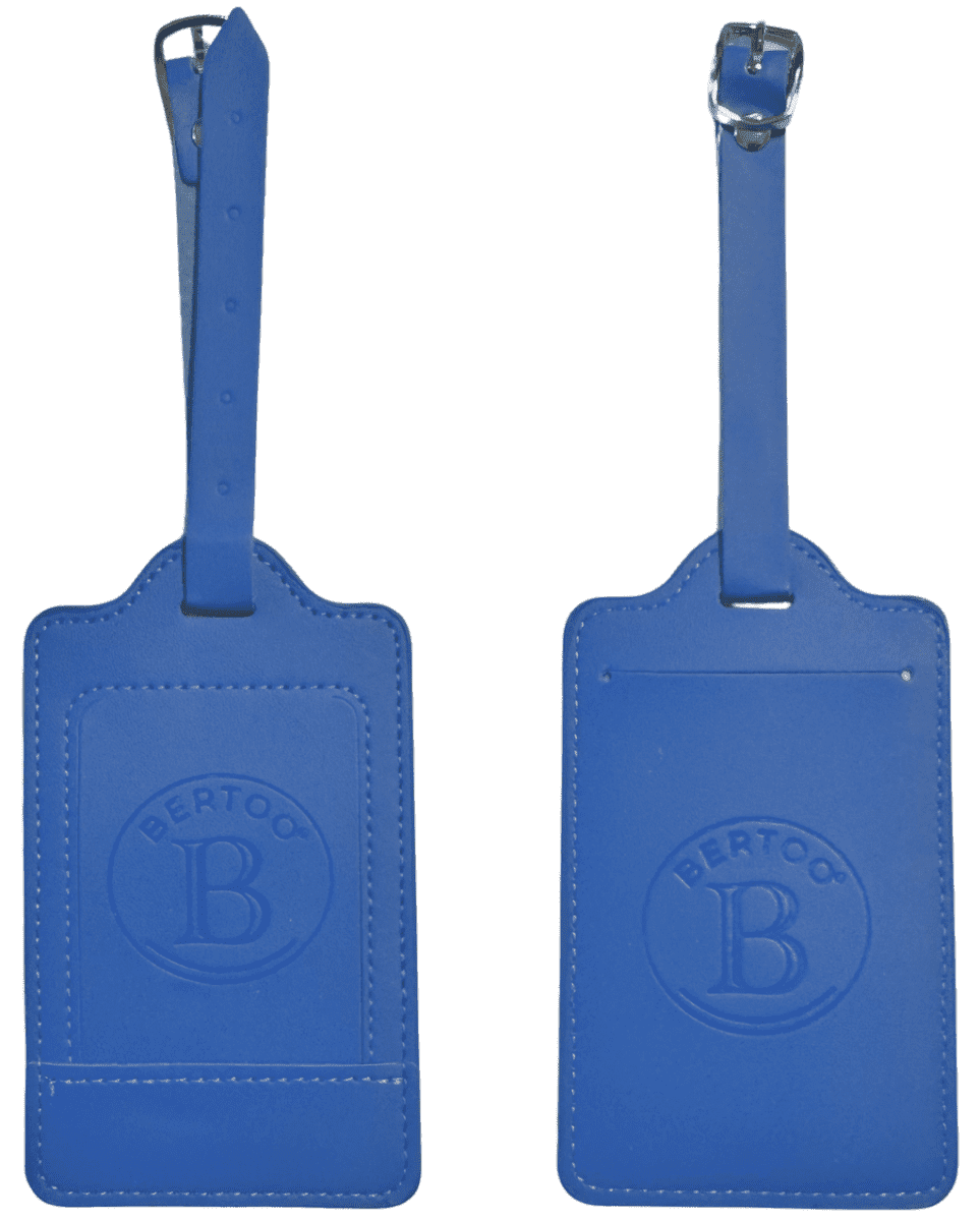 Bertoo jmenovka na zavazadlo silvia modrá-pu uni