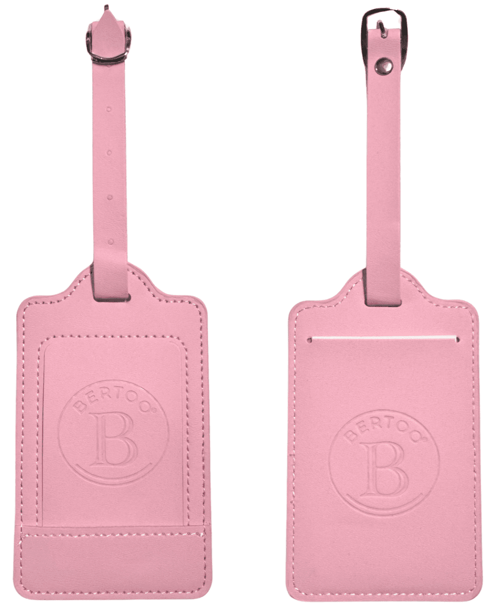 Bertoo jmenovka na zavazadlo silvia růžová-pu uni