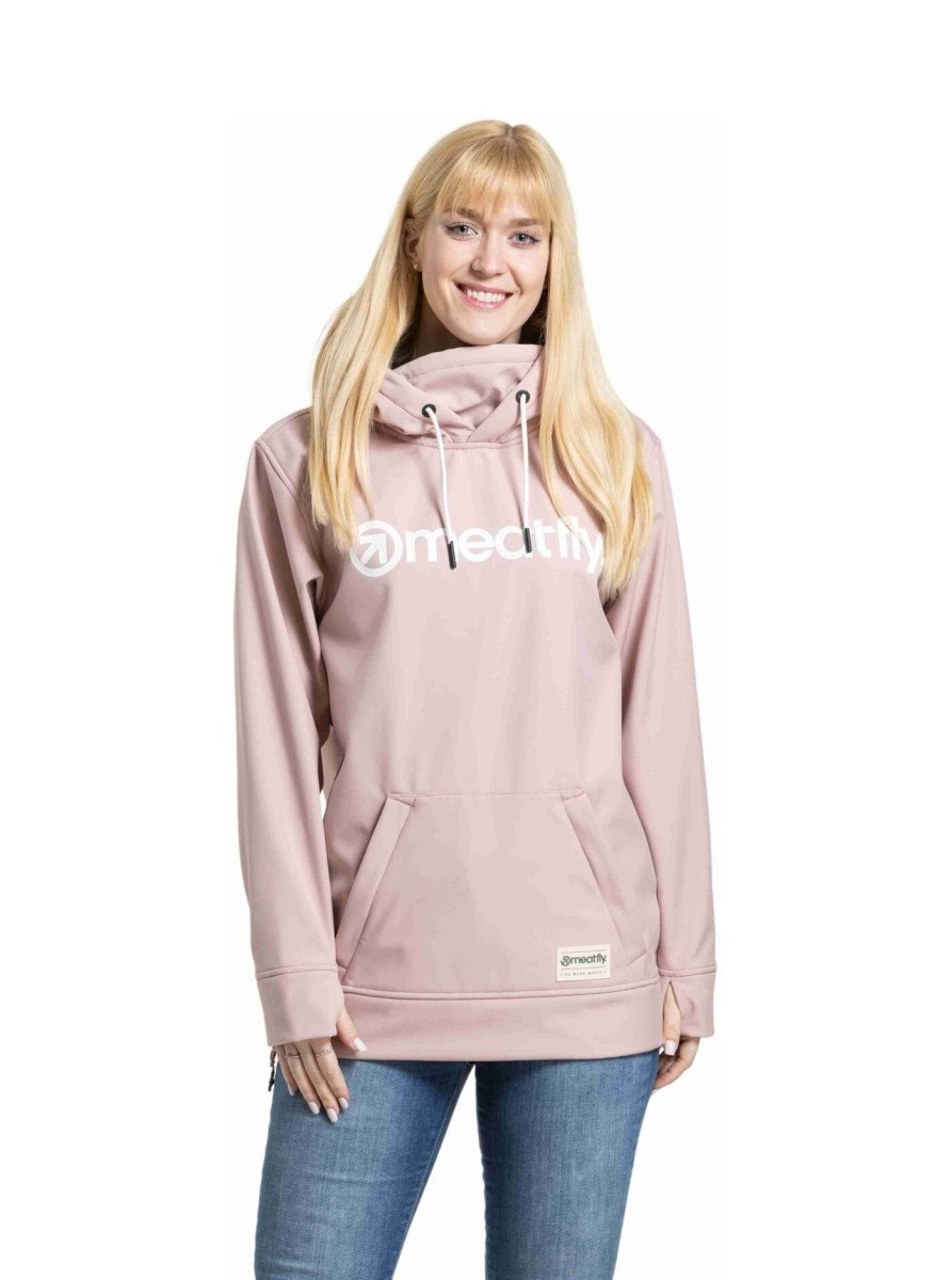 Dámská softshellová bunda meatfly alita starorůžová xs