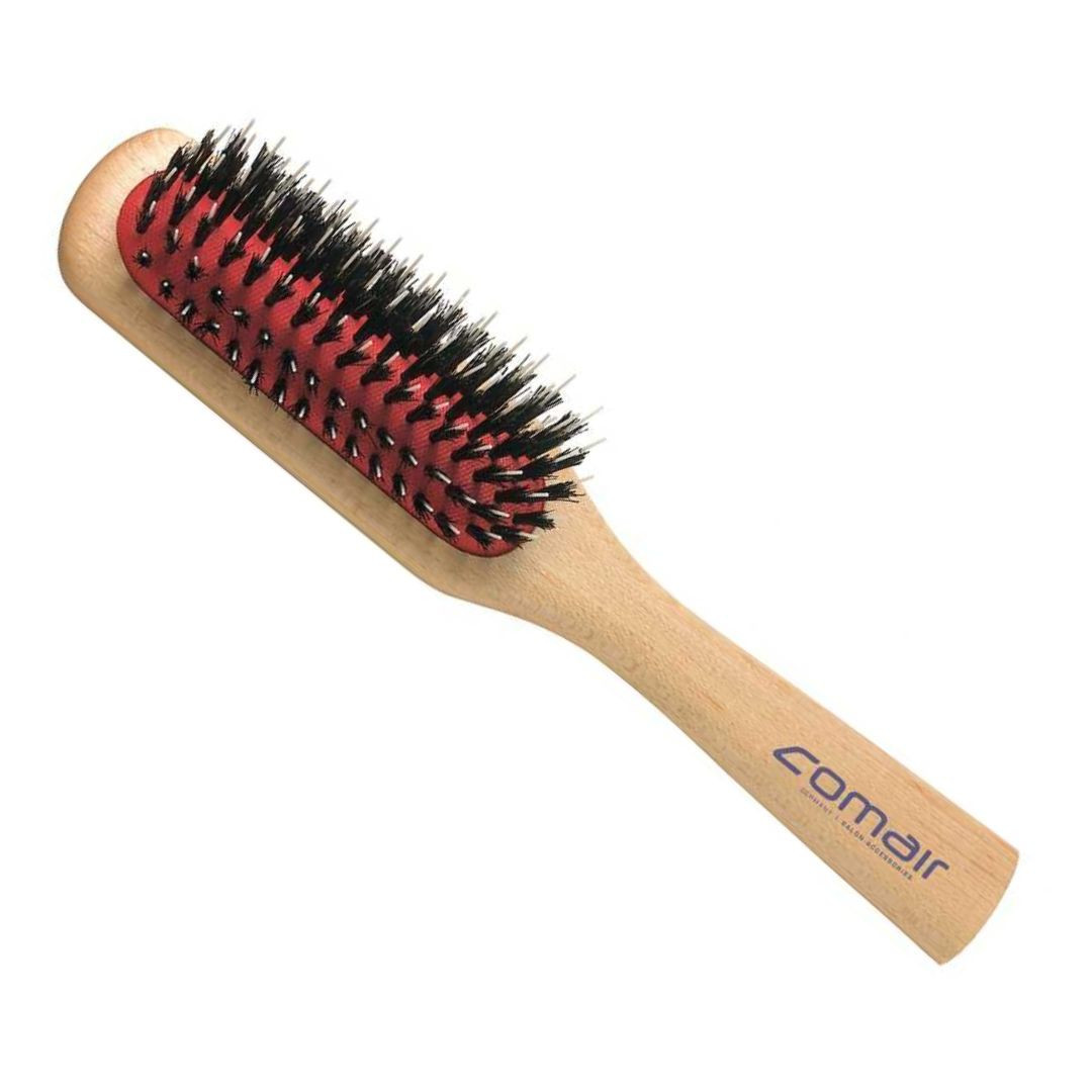 Comair Wooden Hair Brush (7000264) - kartáč na rozčesávání vlasů - vhodný i na prodlužované vlasy