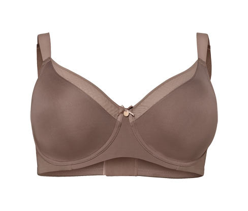 Tchibo - Zmenšující podprsenka - pro ženy - vel. 80D - barva: hnědá