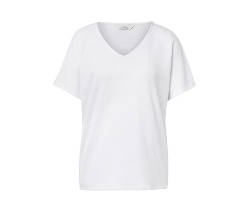 Tchibo - Strukturované tričko - pro ženy - vel. S 36/38 - barva: bílá