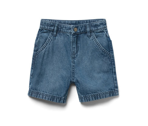 Tchibo - Dětské džínové šortky - pro kluky - vel. 86/92 - barva: modrá