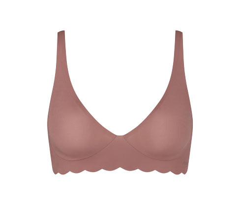 Měkká podprsenka sloggi Zero Microfibre 2.0 Soft Bra - pro ženy - vel. S - barva: růžová