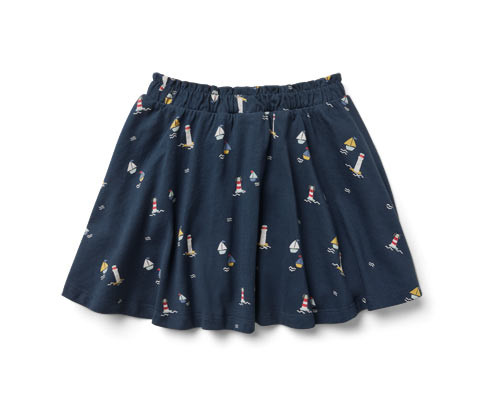 Tchibo - Dívčí žerzejová sukně s šortkami - vel. 86/92 - barva: modrá