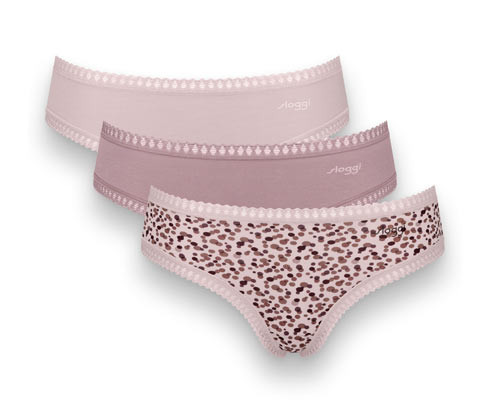 Bokové kalhotky sloggi GO Crush Hipster C3P - pro ženy - vel. S - barva: vícebarevná
