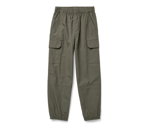 Tchibo - Dětské cargo kalhoty - pro ženy - vel. 98/104 - barva: zelená