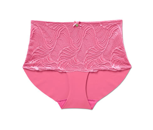 Tchibo - Kalhotky s vysokým pasem »light-shaping« - pro ženy - vel. S 36/38 - barva: růžová