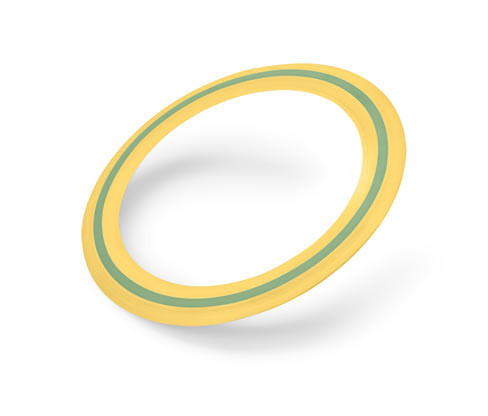 Tchibo - Létající talíř - barva: žlutá