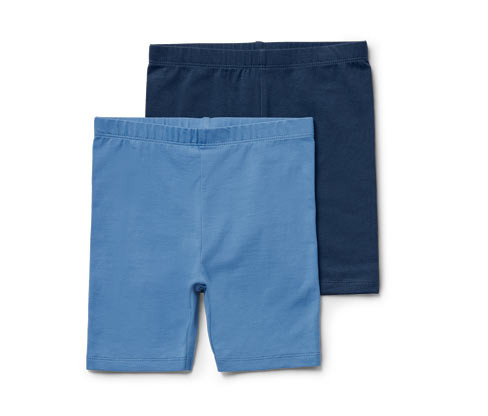 Tchibo - Dětské cyklistické legíny - pro dívky - vel. 86/92 - barva: modrá