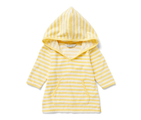 Tchibo - Dětské pončo z froté - pro miminko - vel. 74/80 - barva: bílá