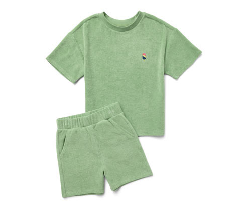 Tchibo - Dětská froté souprava - pro miminko - vel. 74/80 - barva: zelená