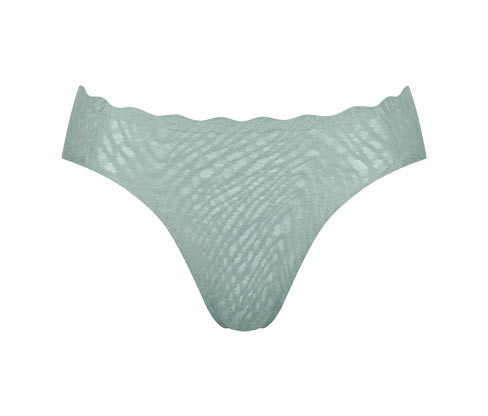 Vysoce vykrojené kalhotky sloggi Zero Feel Bliss High leg - pro ženy - vel. S - barva: modrá/žakár