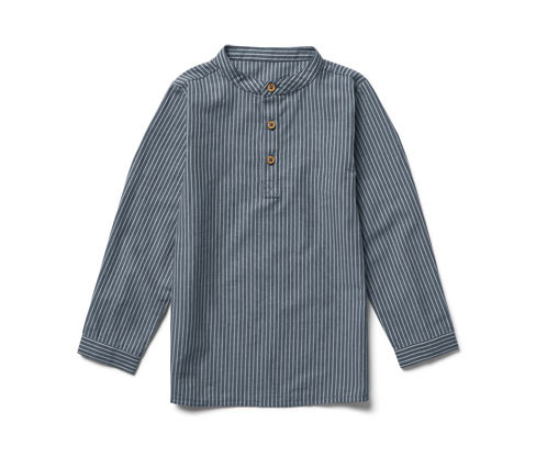 Tchibo - Chlapecká košile - pro kluky - vel. 86/92 - barva: modrá/s proužky