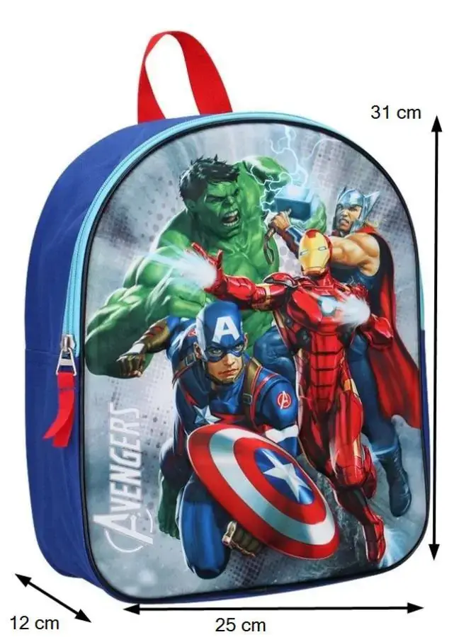 bHome Dětský batoh Avengers s 3D efektem DBBH0790