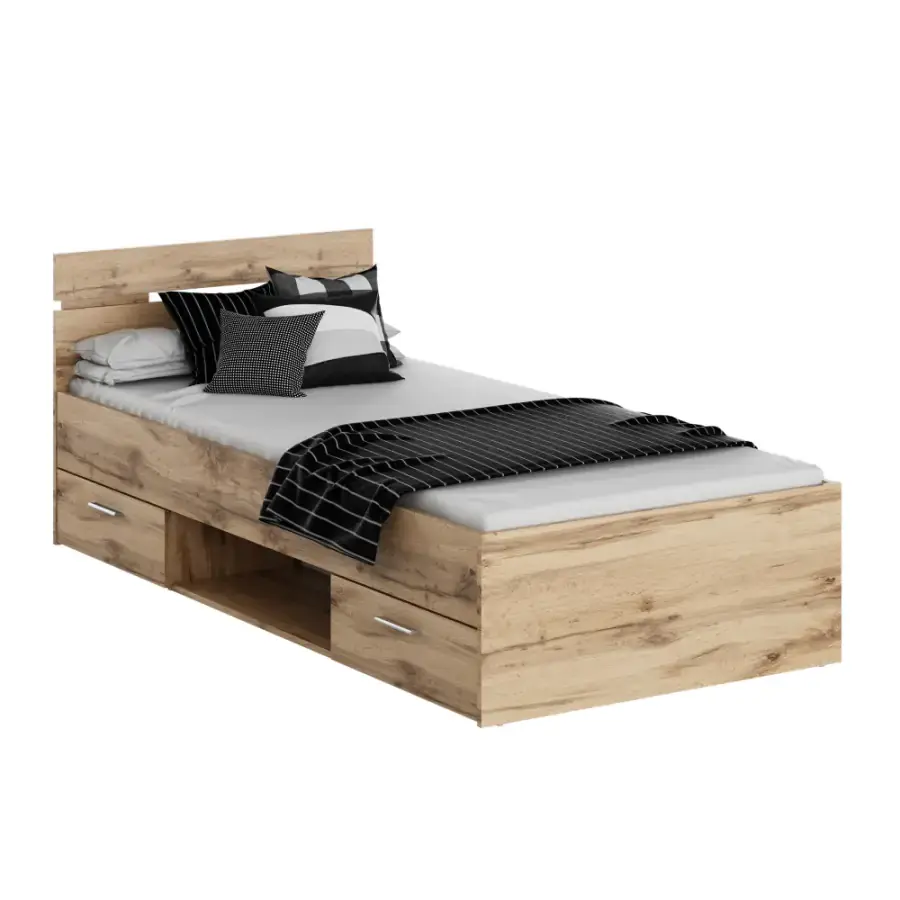 Tempo Kondela Postel MICHIGAN NEW 90x200 dub wotan