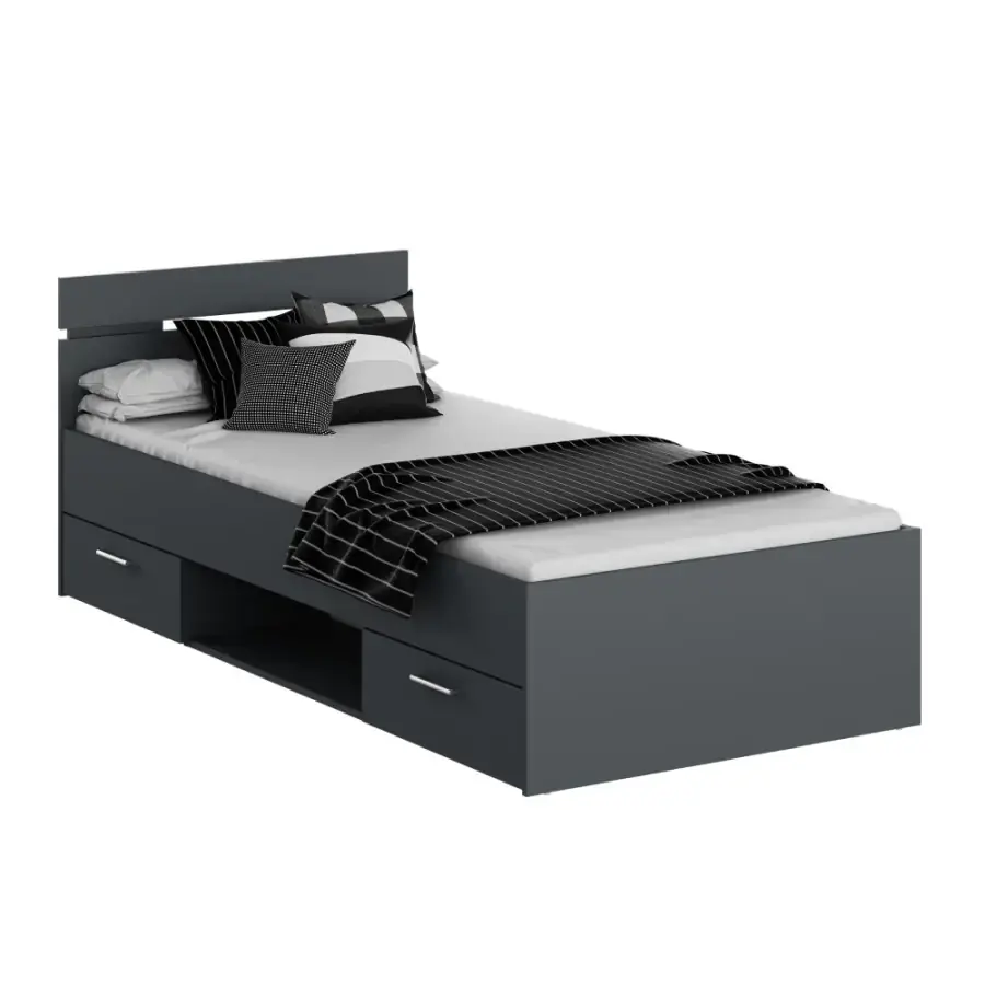 Tempo Kondela Postel MICHIGAN NEW 90x200 grafit