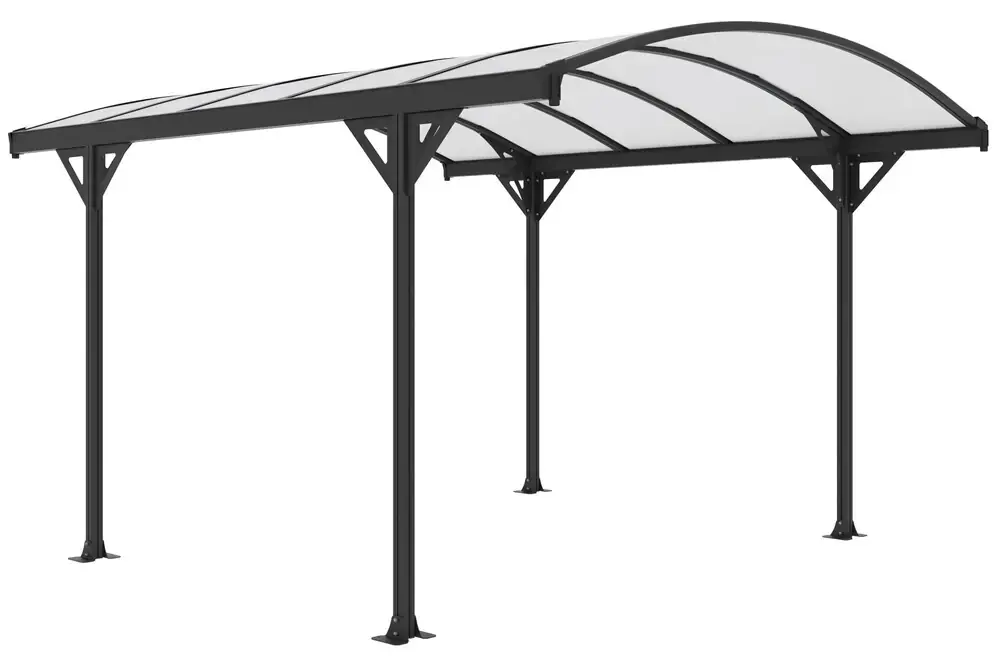 Rojaplast Hliníkový přístřešek na auto ALLEN A - 366x302x230 cm