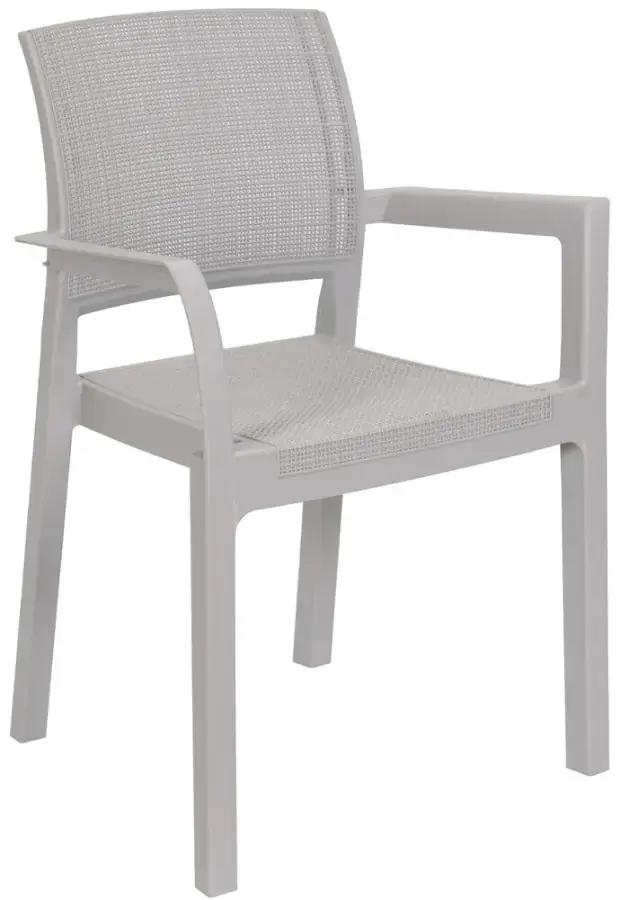 TOOMAX ALBA plastové křeslo - šedá