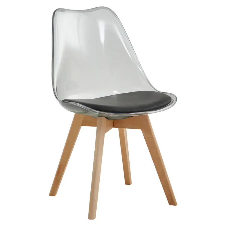 Tempo Kondela Jídelní židle BALI 2 NEW, transparentní černá