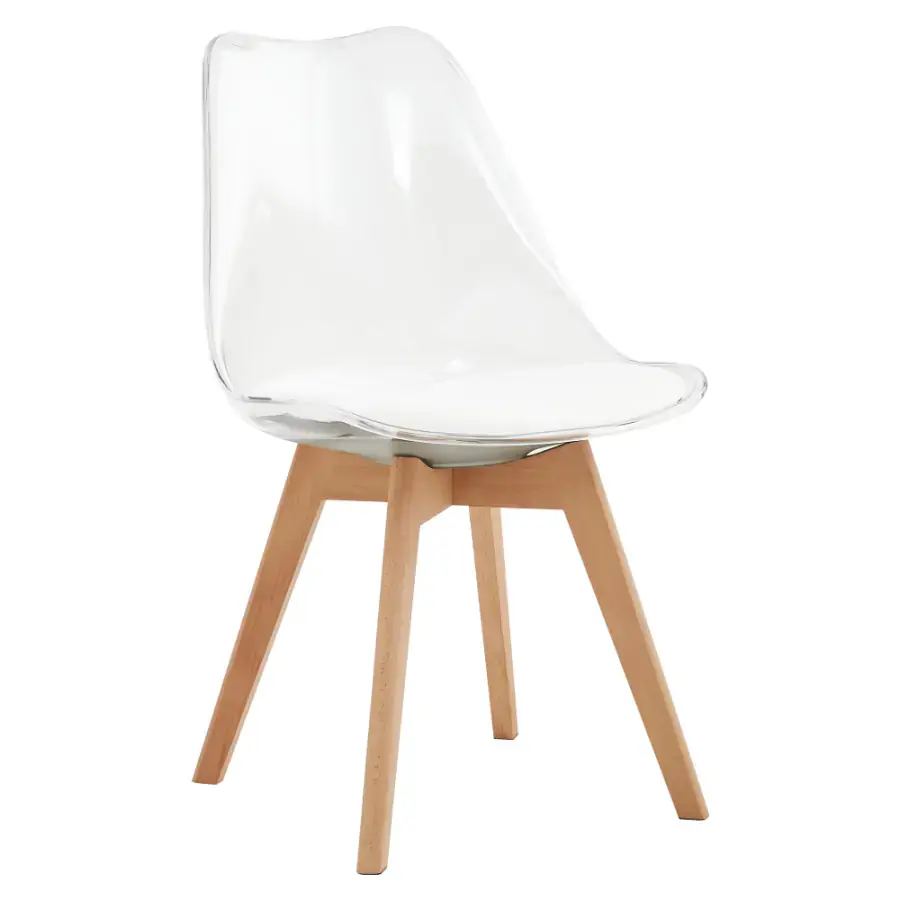 Tempo Kondela Jídelní židle BALI 2 NEW, transparentní