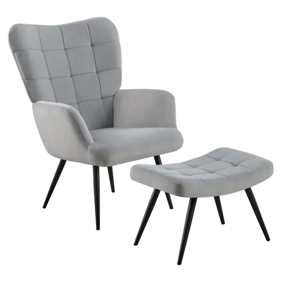 Tempo Kondela Křeslo s podnoží HABEN, šedá