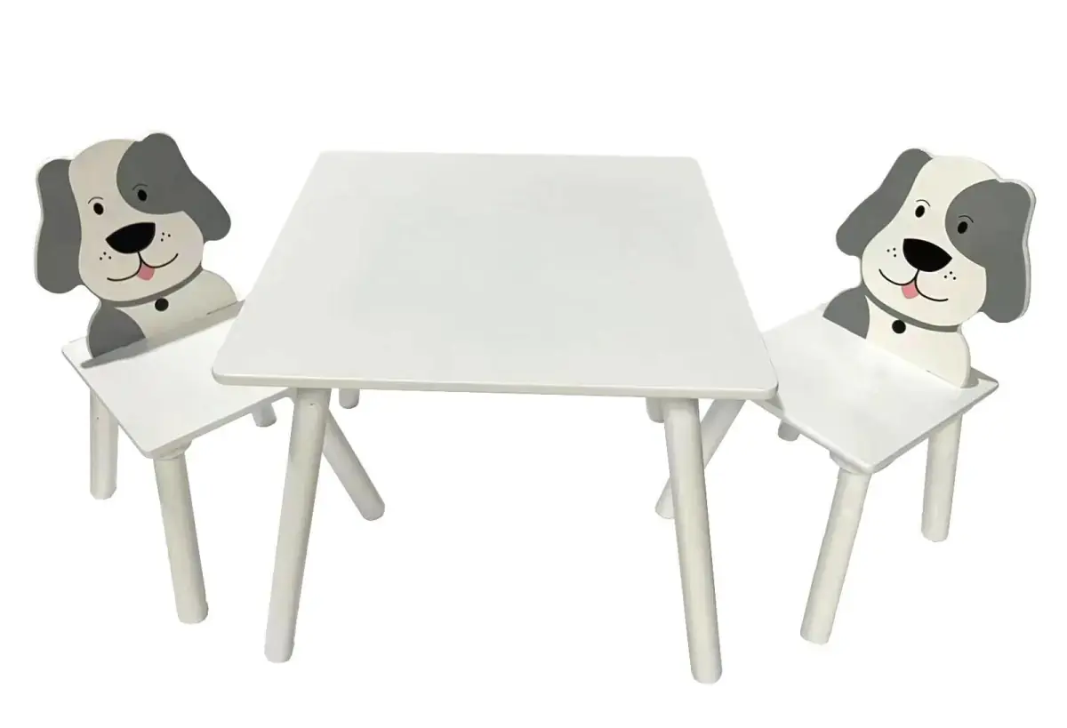 bHome Dětský stůl s židlemi Pejsek DSBH2007