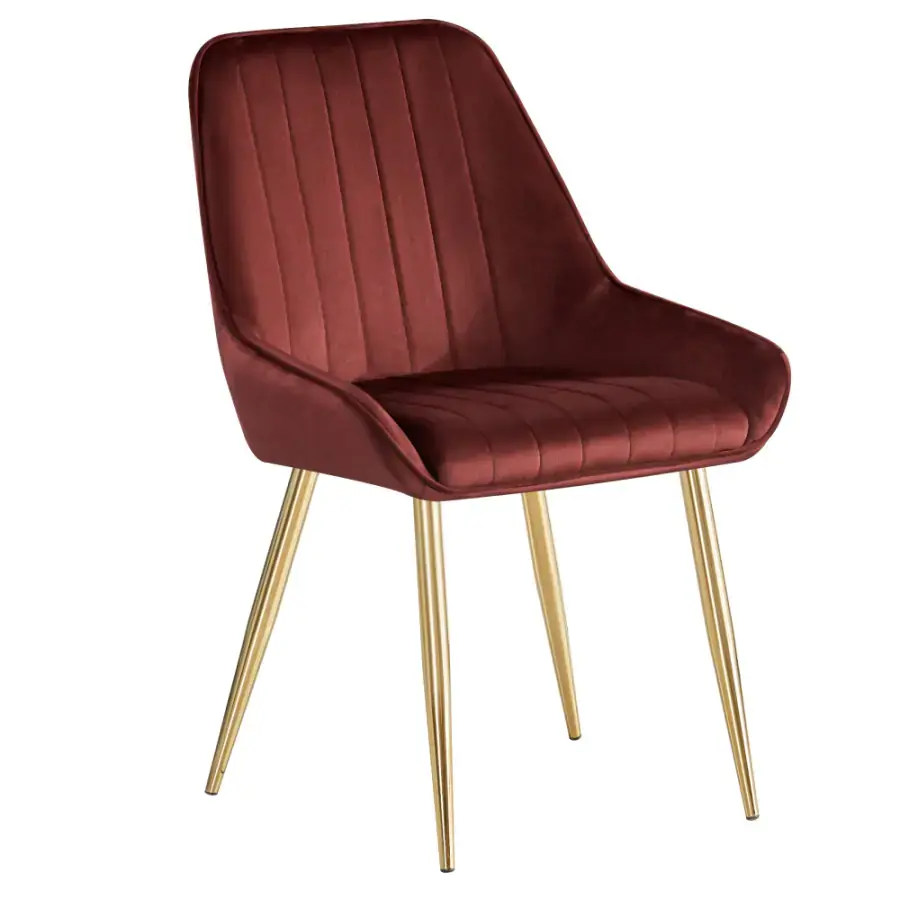 Tempo Kondela Jídelní židle PERLIA, bordó