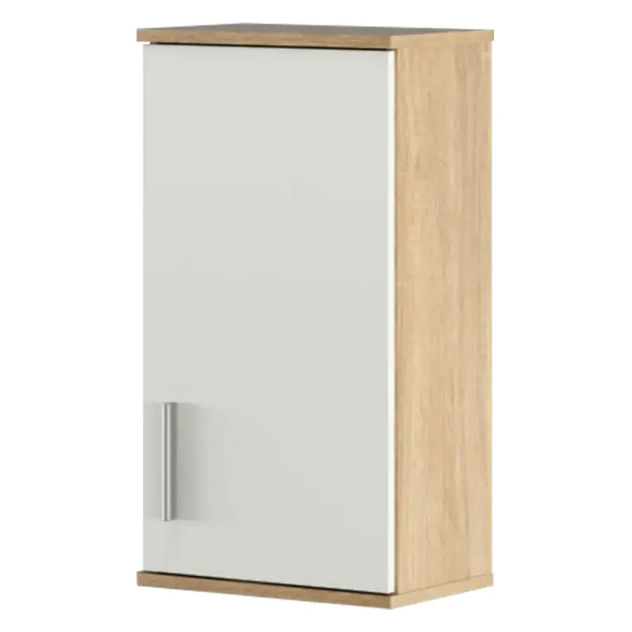 Tempo Kondela Závěsná skříňka LESSY, dub sonoma/bílá