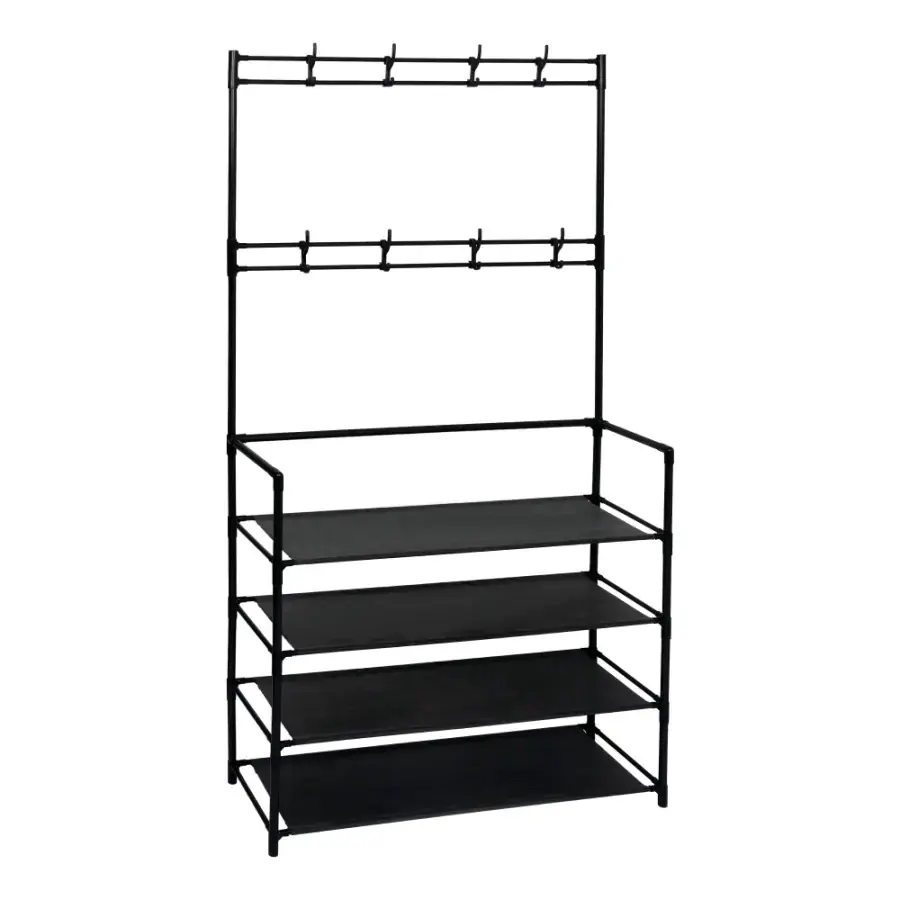 Tempo Kondela Věšák s botníkem TARAS, černá