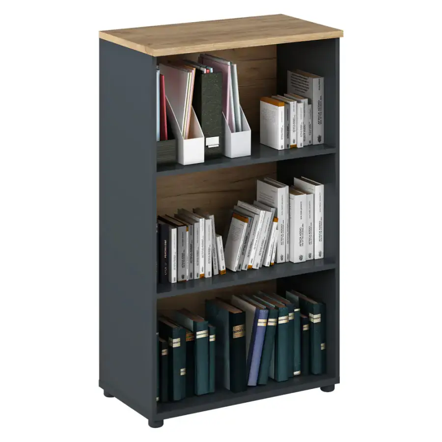 Tempo Kondela Regál KLAUDIUS TYP 4, grafit/dub artisan