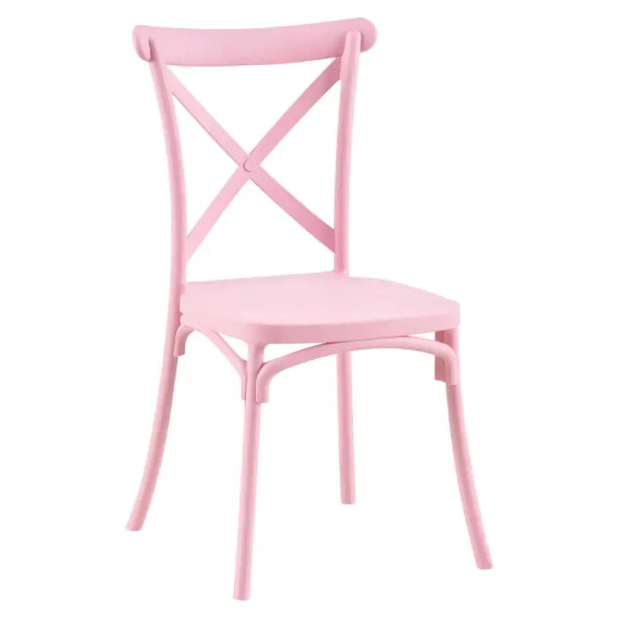 Tempo Kondela Stohovatelná židle SAVITA - růžová