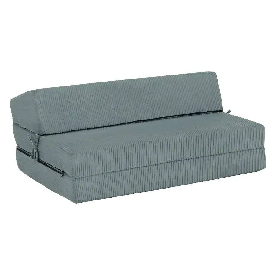 Tempo Kondela Skládací matrace/křeslo VEDIS 2v1, mentolová