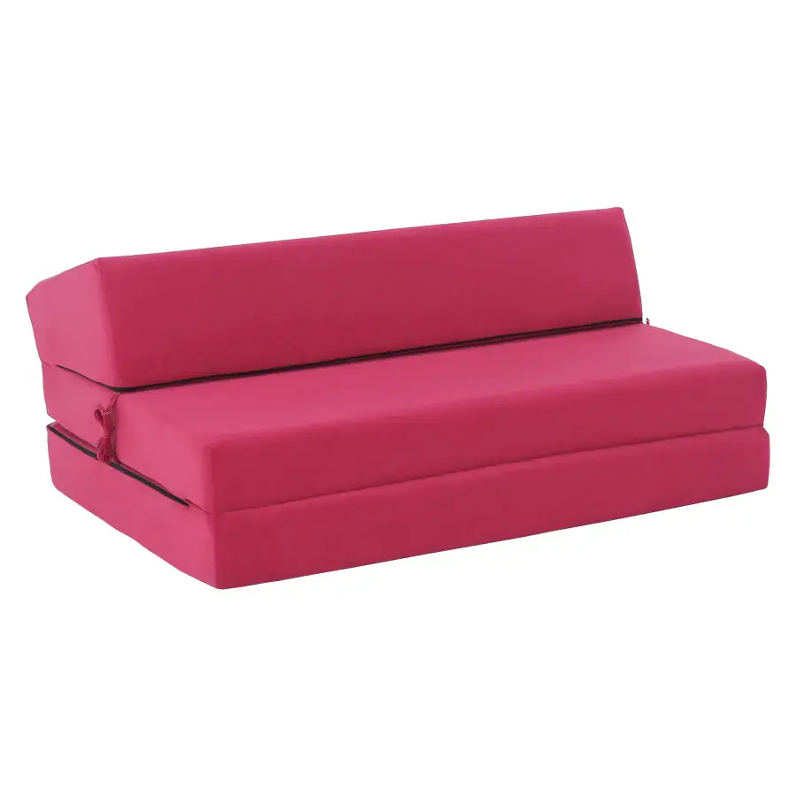 Tempo Kondela Skládací matrace/křeslo VEDIS 2v1, růžová magenta