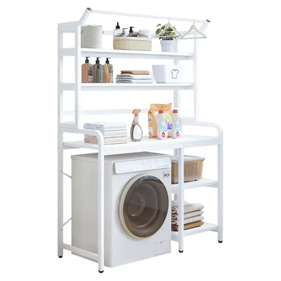 Tempo Kondela Regál nad pračku JABIR, bílá