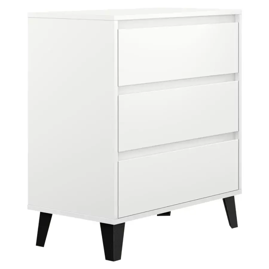 Tempo Kondela Komoda BOGAN 3S70, bílá