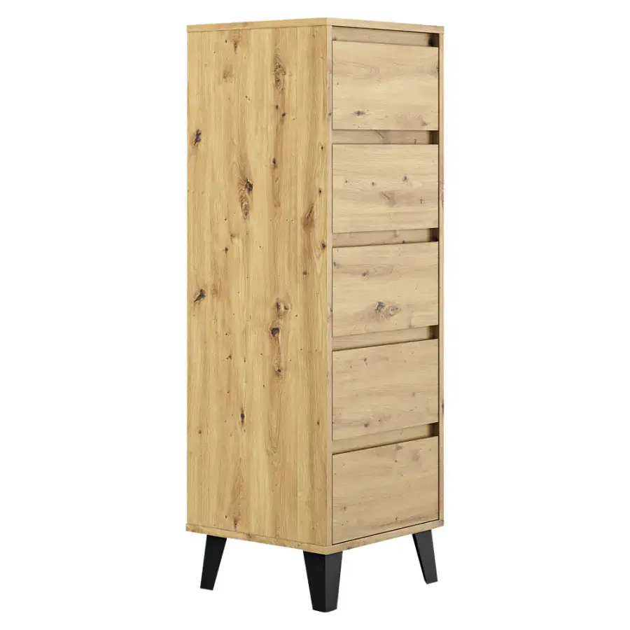 Tempo Kondela Komoda BOGAN 5S40, dub artisan