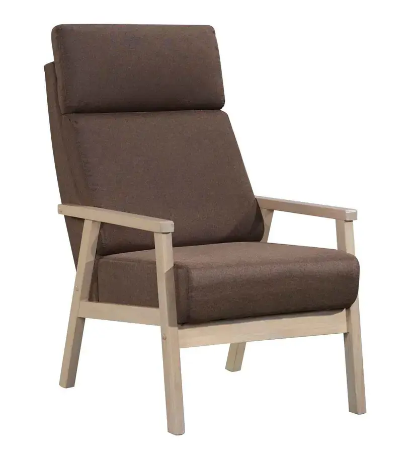 Casarredo Křeslo RELAX 1 bílá/hnědá