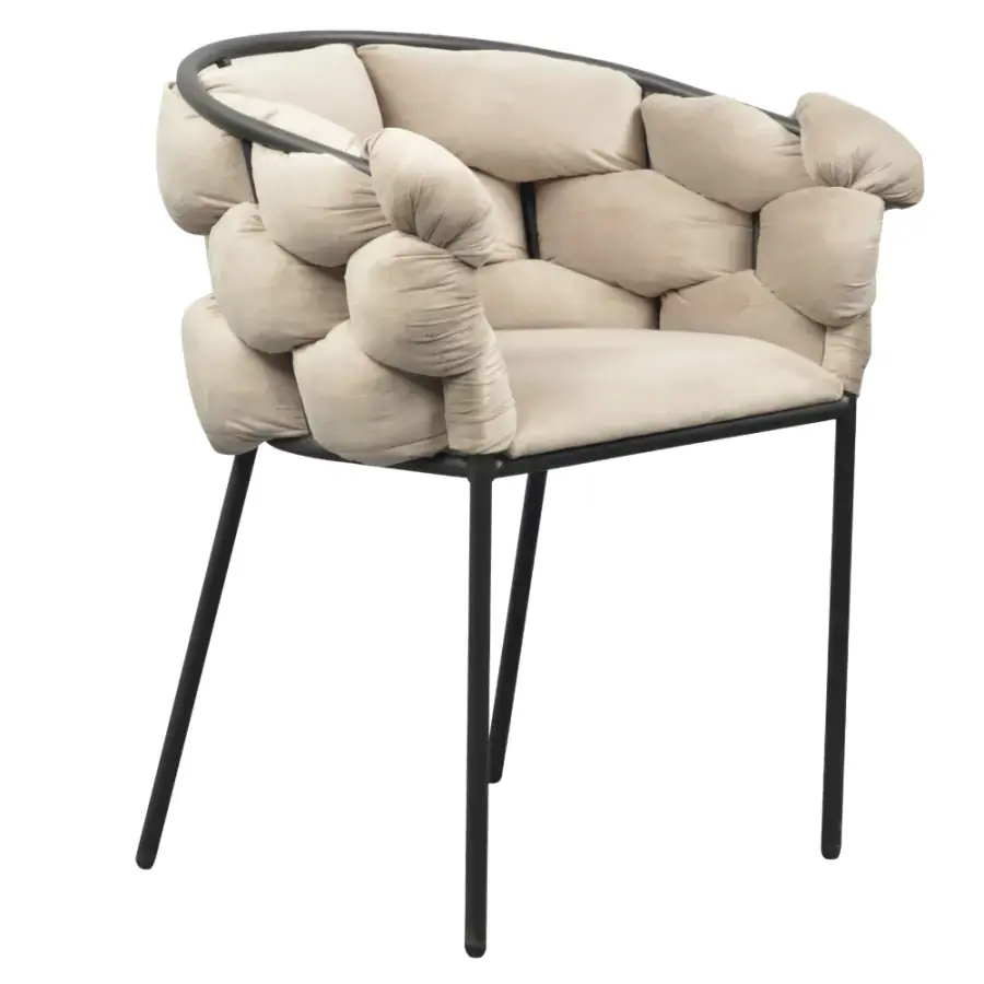 Tempo Kondela Jídelní křeslo DOROTA, šedohnědá