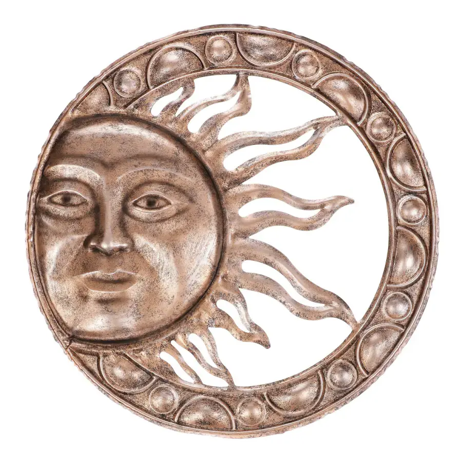 Autronic Slunce, kovová dekorace FH2256