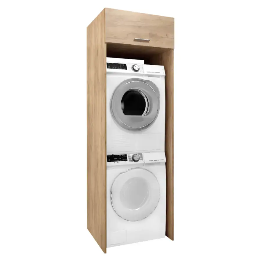 Tempo Kondela Skříňka nad pračku a sušičku JERGI, dub artisan