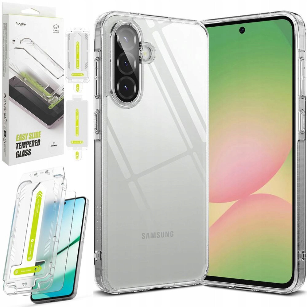 Set Ringke Pouzdro Fusion Bezbarvé 2x Sklo pro Samsung Galaxy A36 5G