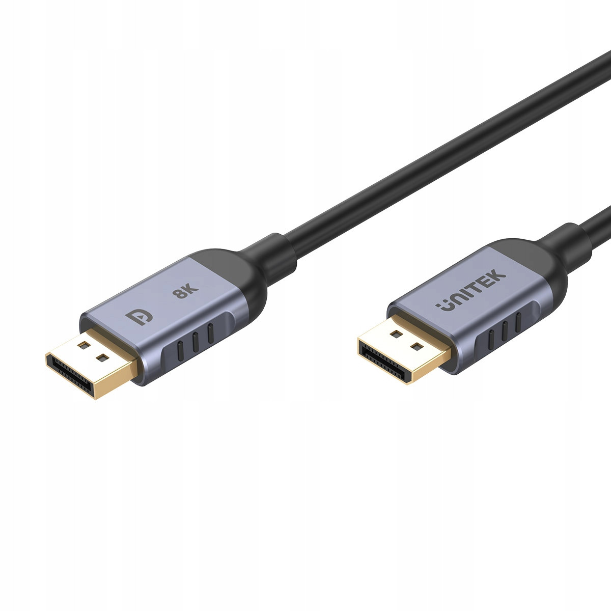 2 x Unitek kabel DisplayPort 1.4 8k@60hz 4k@240hz, Hdr, Hdcp 2.3, Dsc 1.2,