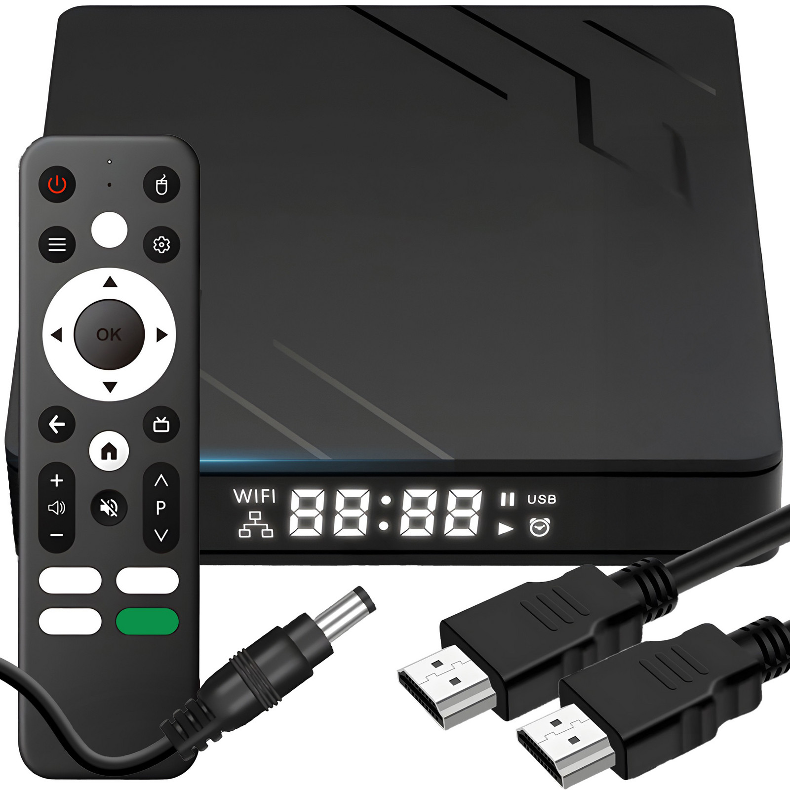 Přehrávač Smart Tv Stick Box Bluetooth 4K Wifi Android Pilot