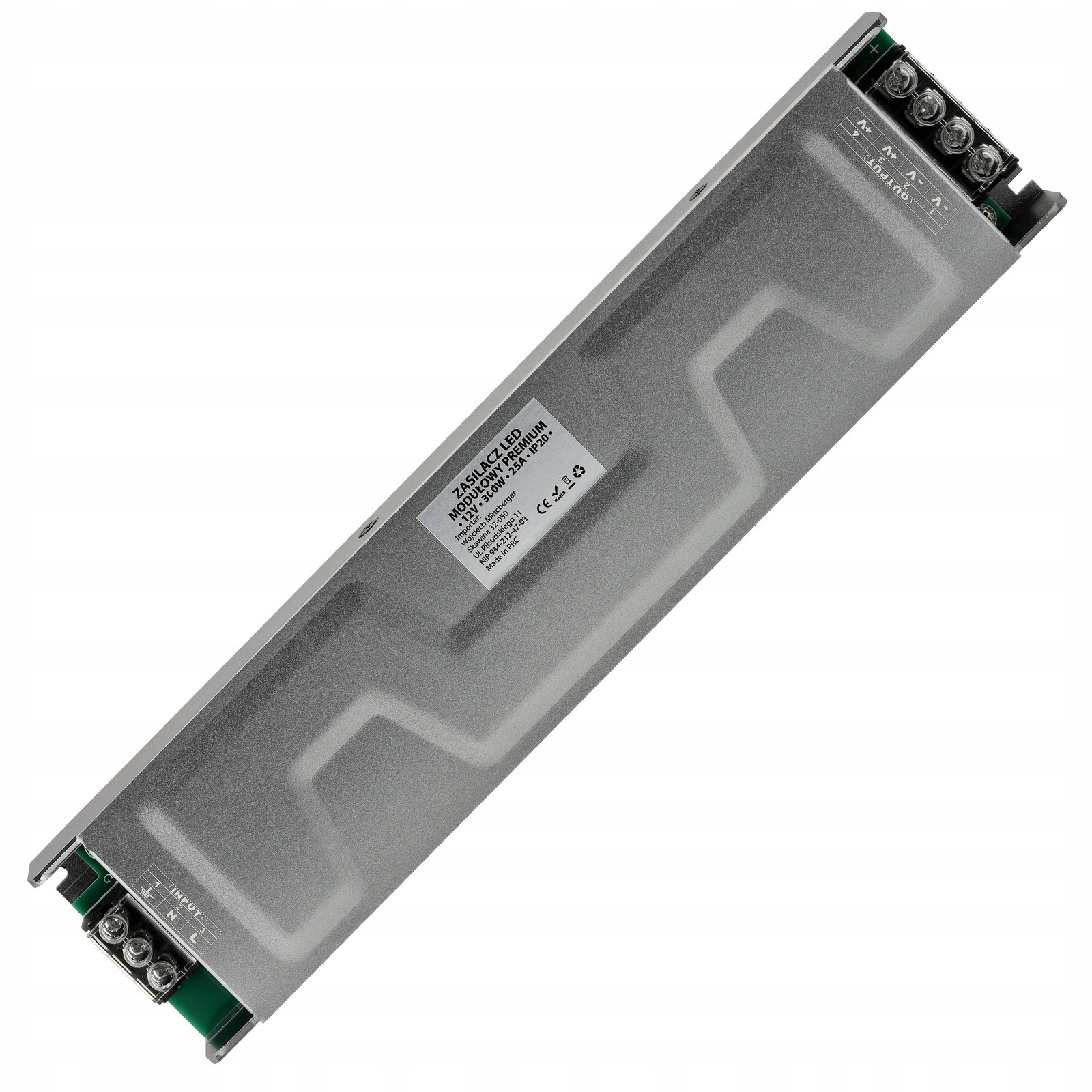 Led zdroj 12V Transformátor 300W 25A IP20 Modulární pro Led pásky Premium