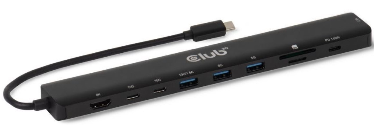 Dokovací stanice club3D 8719214473389